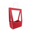 Shopper Medaillon Large 16x30 h50cm 5pz. Red